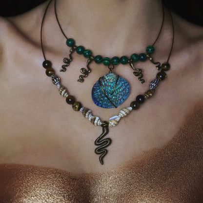 MEDUSA’S SERPENT NECKLACE